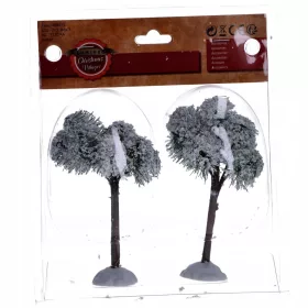 Lepi okrasni dodatki za zasneženo mesto - 2 kosi