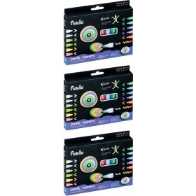   Fiorello 12-barvni akrilni markerji za les, kožo in keramiko