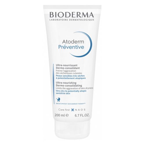 Vlažilna krema Bioderma Atoderm Preventive za otroke in dojenčke, 200 ml