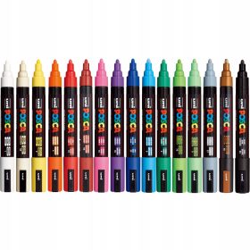 Markerji Posca PC-5M set 16 kosov v škatlah