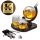 Karafni set Globus Deluxe z graviranjem 0,85 l