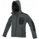 ART.MAS Classic Grey Softshell Jakna z Kapuco, Velikost M