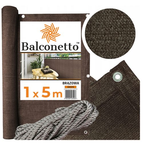 Balconetto Zaščitna Mreža za Balkon 100x500 cm - Umetna Masa