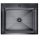 Pomivalno korito z eno korito iz jekla VELAZO Black PVD 60x50 cm + sifon
