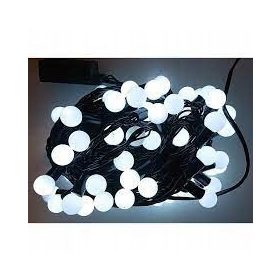   BOŽIČNE KROGLIČNE LUČKE 100 LED TRAJNO DEBELE HLADNE B.+FLASH BELE Z