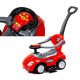 Baby Mix MEGA CAR DELUXE 3v1 voziček, rdeč