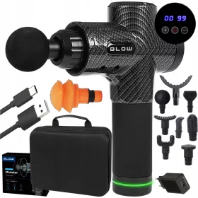 Masažna pištola za hrbet PRO 10 nasvetov