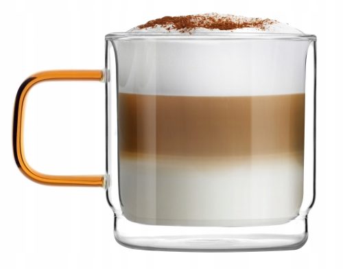 Vialli Design dvojne steklene skodelice za kavo in čaj 320 ml 2 kosa