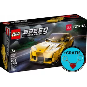   LEGO Hitrostni Prvak 76901 Toyota GR Supra + 2 x LEGO obesek za ključe - BREZPLAČNO