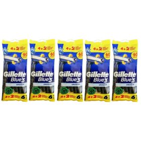  Gillette Blue 3 Smooth brivnik za enkratno uporabo 6 kosov.
