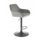 Tabure Halmar, eleganten hoker sive barve, 114 cm, oblazinjenje