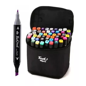 SET 48 ALKOHOLNIH MARKERJEV TOUCH KOS + PRO VREČKA