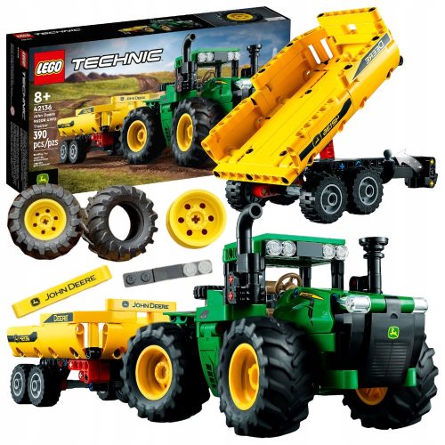 LEGO Technic TRAKTOR Z PRIKOLICO LEGO TECHNIC JOHN DEERE TRAKTOR 4WD