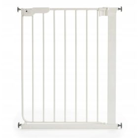 Ograja za vrata Baby Dan, stopnišče, bela