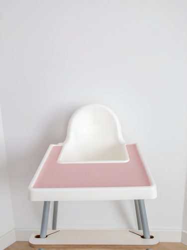 IKEA Antilop silikonska podloga - roza za enostavno in higienično hranjenje otroka