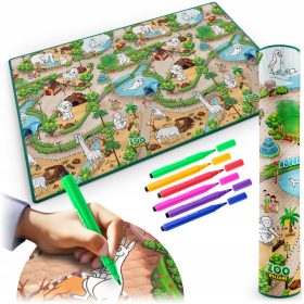   Edukacijska penasta podloga za slikanje in barvanje XXL + brezplačni flomastri