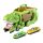 Dino Transport Avtomobilčki Montessori z zelenim toboganom
