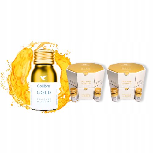Naravni kolagen Collibre Gold za boljše počutje - 30 stekleničk, 30 ml