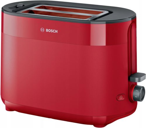  Bosch MyMoment Toaster TAT2M124 950W 2 toasta Termostat Odmrzovanje Rdeča