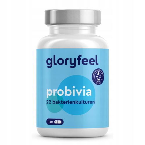 Probiotik Probivia z inulinom, 180 kapsul - 100% veganski, za zdravo črevesno floro