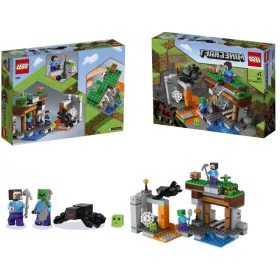   LEGO Minecraft Kocke 3456345 SUPER Darilo Minecraft Rudnik Zapuščene MIne POPOLNO Darilo