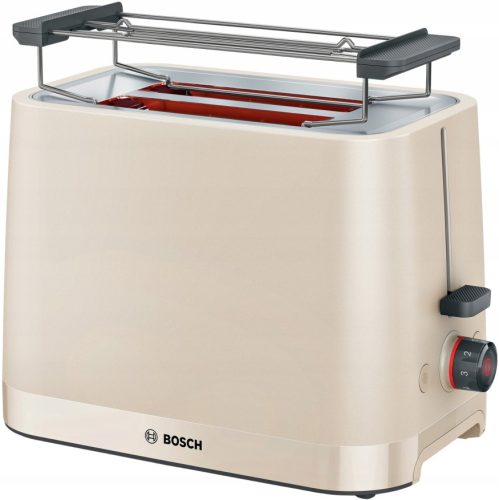  Bosch MyMoment TAT3M127 opekač kruha 950 W 2 toasta Odtaljevanje Bež