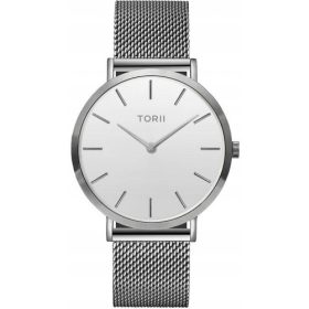   enska ura Torii S38SM.WS, srebrna, modna, klasična, elegantna