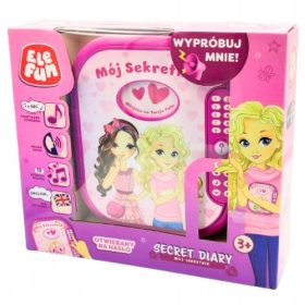   Elefun Moj skrivnostnik Dnevnik z geslom INTERAKTIVNI SKRITI DNEVNIK 3+