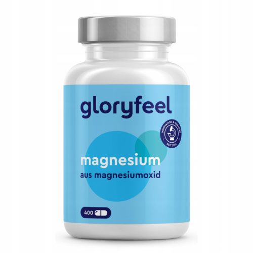 Visokodozirane kapsule magnezijevega oksida gloryfeel - Zaloge za 6 mesecev