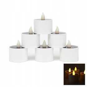 Elektronske sveče na sončno energijo z LED lučkami