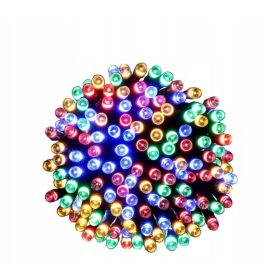   Zunanje LED božične lučke 500 pisanih diod 50 m EAN GTIN 4039214997208