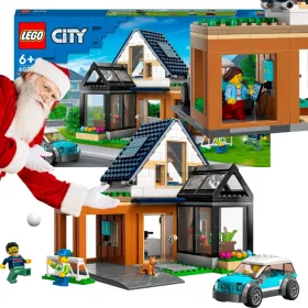   LEGO CITY MODERNA DRUŽINSKA HIŠA Z ELEKTRIČNIM AVTOM IN PSIČKOM 462 KOCK