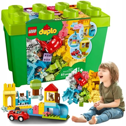 LEGO Duplo 10914 Deluxe Brick Box + ELEKTRONSKA BOŽIČNA KARTICA OD: DO: KOT DARILO