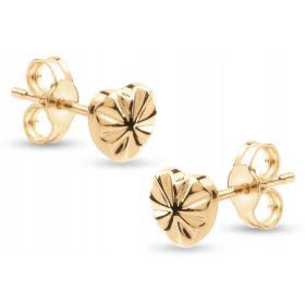 ZLATA UHANI Z DIAMANTNIMI SRČKI, KOLCZYKI SERDUSZKA 333