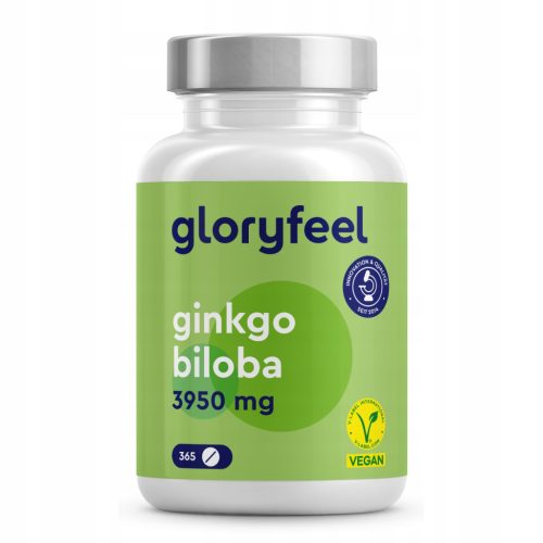100% Veganske Tablete Ginkgo Biloba - Gloryfeel - Opremljene za Celotno Leto