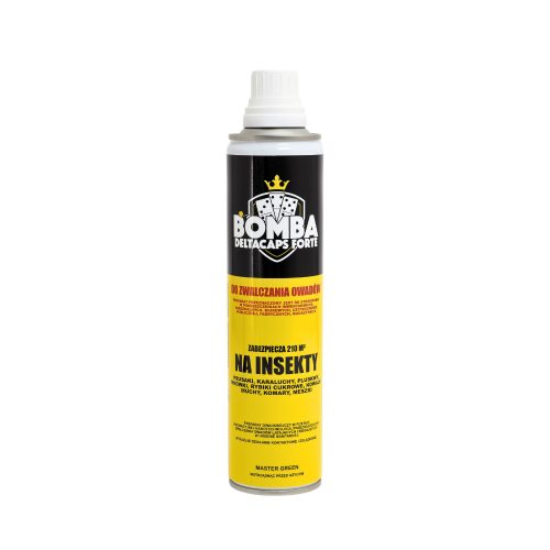 Dimna bomba proti ščurkom, moljem, muham, pajkom, bolham, stenicam, srebrnim ribicam Strong 0,26 kg 250 ml