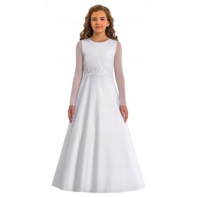 Elegantna otroška obleka za obhajilo velikosti 146