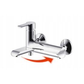 Stenska enoročna armatura za kad in tuš Sea-Horse Yo! krom