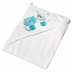 Kopalke TEGA BABY DOG IN MAČKA, bele, 80x80cm