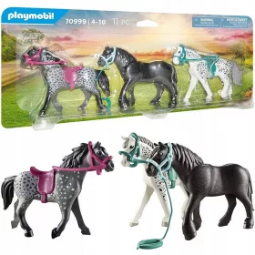   Playmobil Set konjičkov: friz, knabstrup in andaluzijski konj 70999