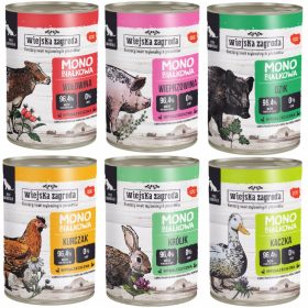 Wiejska Zagroda Monoprotein Rabbit za pse 400 g