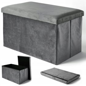 Pufa z odpiranjem iz velurja eHockers grafit XL