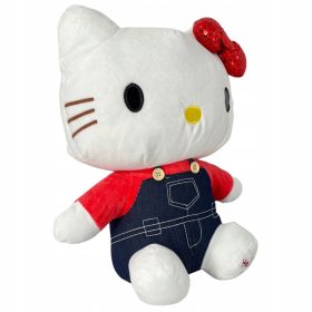 Hello Kitty Jeans Obleka Medvedek Plush Igračka