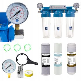 Filtr INZENI za odstranjevanje železa in set manometrov