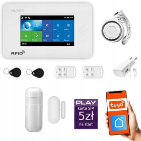   Alarmni sistem brezžični GSM + WiFi z aplikacijo TUYA, HUXGO HXA006