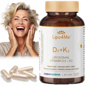   Lipo4Me™ D3+K2: Vrhunsko Prehransko Dopolnilo za Zdravje Kosti in Kroženje