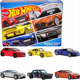 Hot Wheels Evropski Kolekcionarski Set 6 Avtomobilov