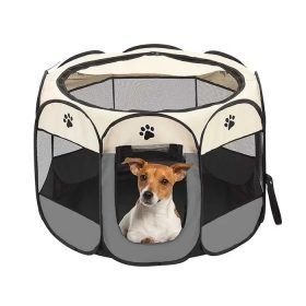   Kojec za hišne ljubljenčke iz tekstilnega materiala Majhen pes Lewer 60 x 60 x 45 cm