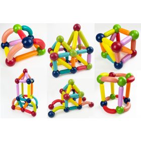 Veliki magnetni gradbeni bloki XXL 130 kosov