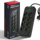 LED-luksuzno podaljšek traku 2 m, 8 vtičnic + 5x USB